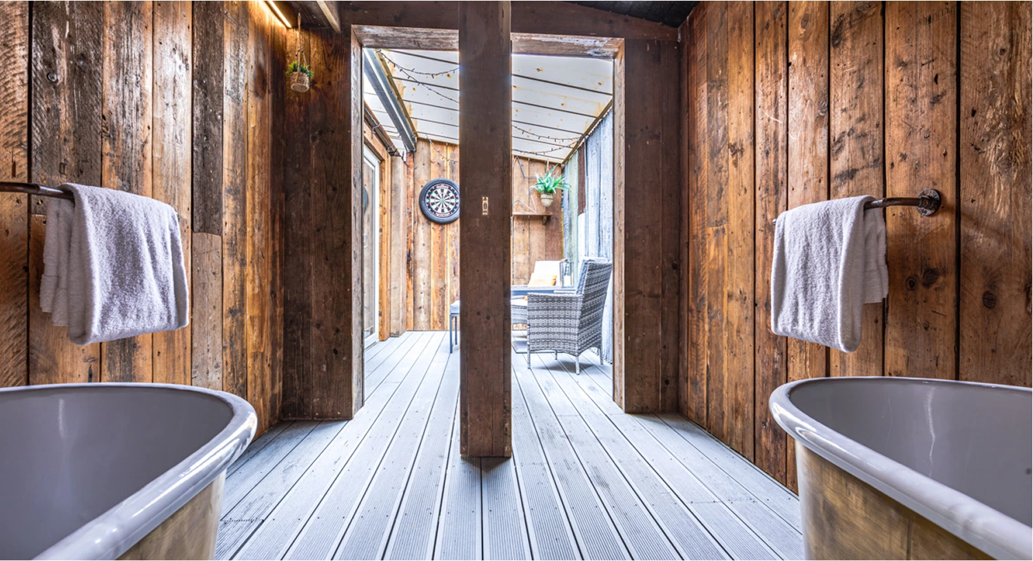 Spa Loft bathtub cinema 