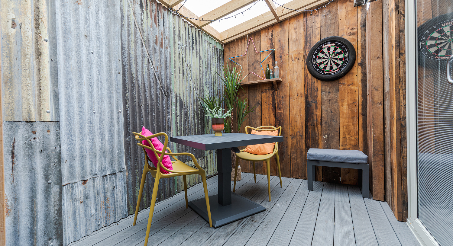 Outside dining area 